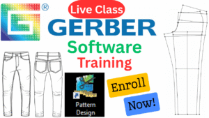 Cad Pattern Making Course Online,Gerber Software Training 2025- Live Class