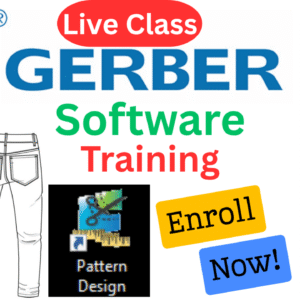 Cad Pattern Making Course Online,Gerber Software Training 2025- Live Class