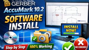 Gerber AccuMark 10.2 সফটওয়্যার ইনস্টল