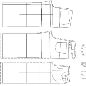Jeans pattern making tutorial in Gerber AccuMark showing step-by-step jeans pant design, pattern drafting, and garment construction process for beginners to professional learners.